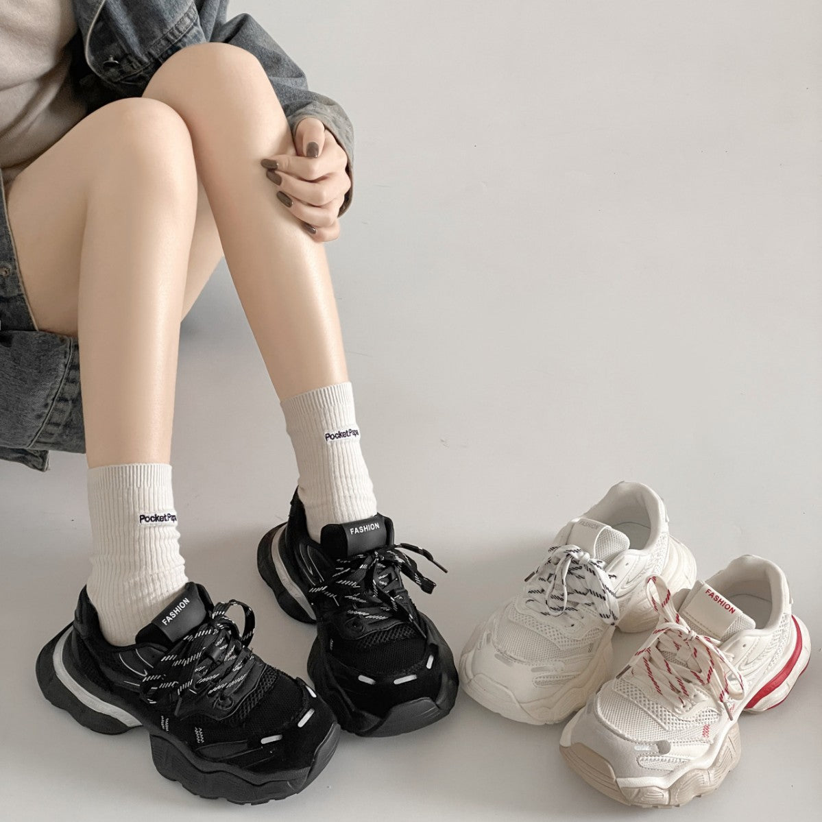 Damen sportliche Lauf Sneakers mit robustem Dämpfungssystem R&B