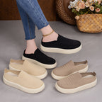 Damen Flexible Slip-On Sneakers mit leichtem Netzdesign