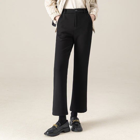 Damen Flared Stoffhose High Waist mit elegantem Schnitt