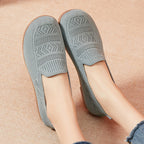 Damen Komfortable Strick-Slipper mit flexibler Sohle R&B