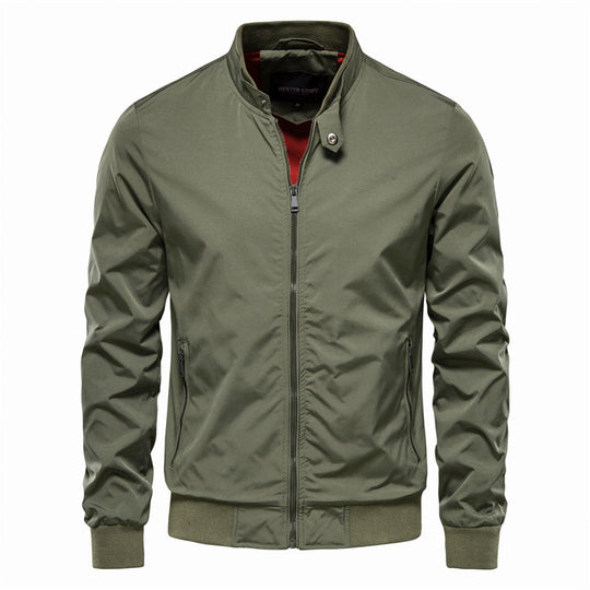 Herren leichte Flugjacke mit praktischen Taschen und Reißverschluss R&B
