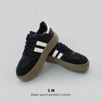 Damen Trendige Sneakers mit dicker Sohle und sportlichem Design