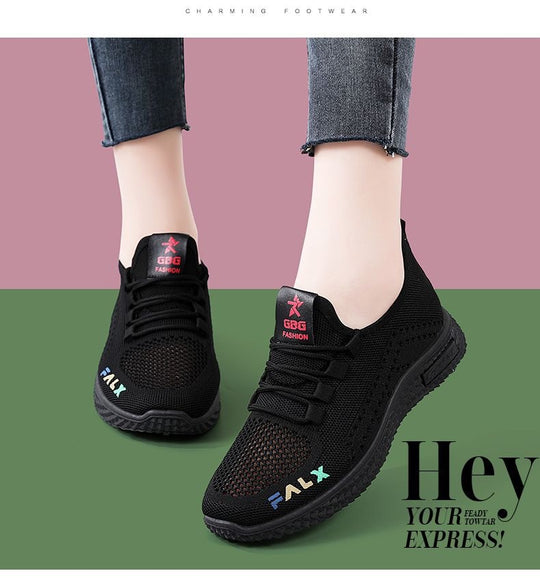 Damen Atmungsaktive Freizeit Sneakers mit flexibler Sohle R&B