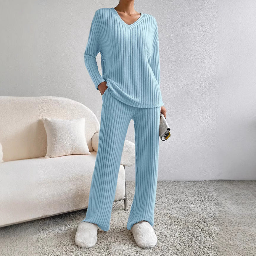 Damen gemütlicher Strickanzug R&B