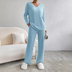 Damen gemütlicher Strickanzug R&B