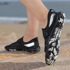Damen Sportliche Aquafitness-Schuhe mit verstellbarem Gurt und rutschfester Sohle R&B