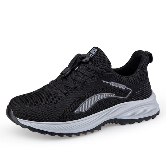 Damen Komfortable und atmungsaktive Laufschuhe mit elastischem Schnellschnürsystem R&B