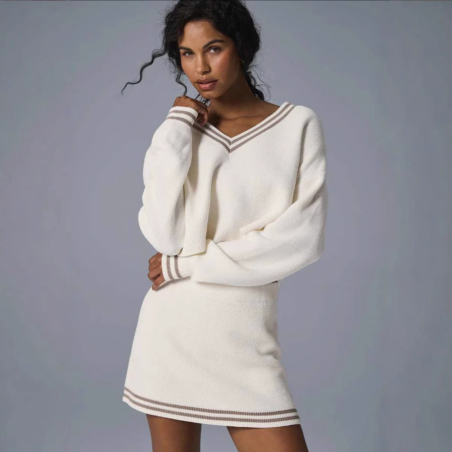 Damen Kapuzenkleid aus strukturierter Baumwolle R&B