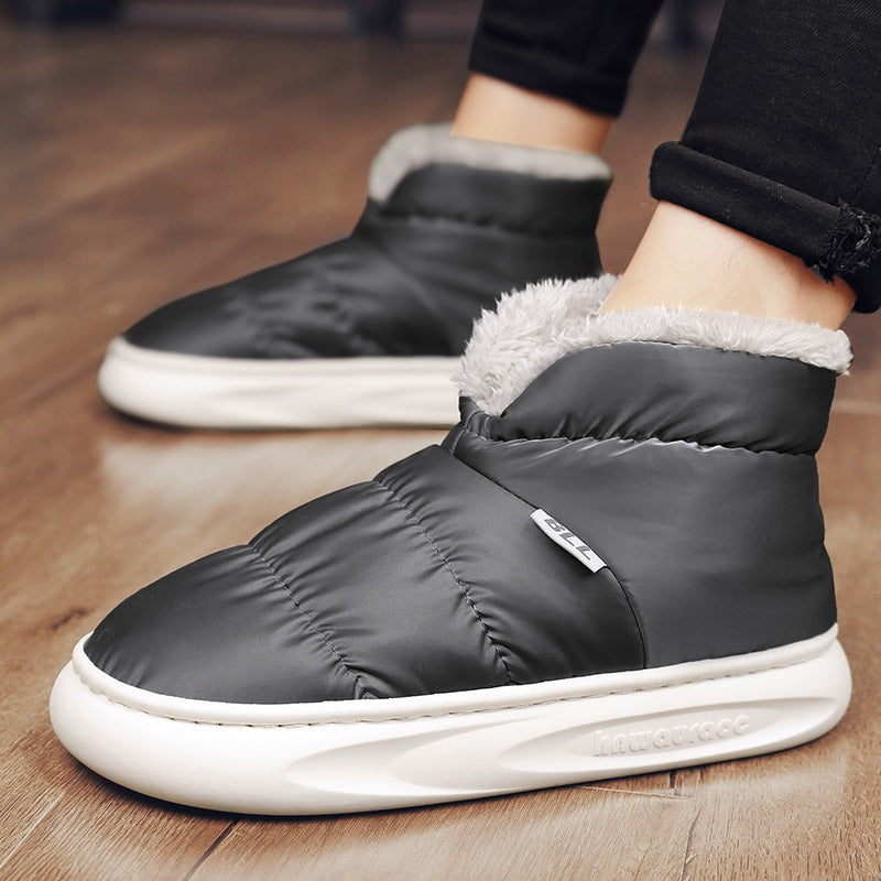 Damen kuschelige Hausschuh-Stiefel R&B