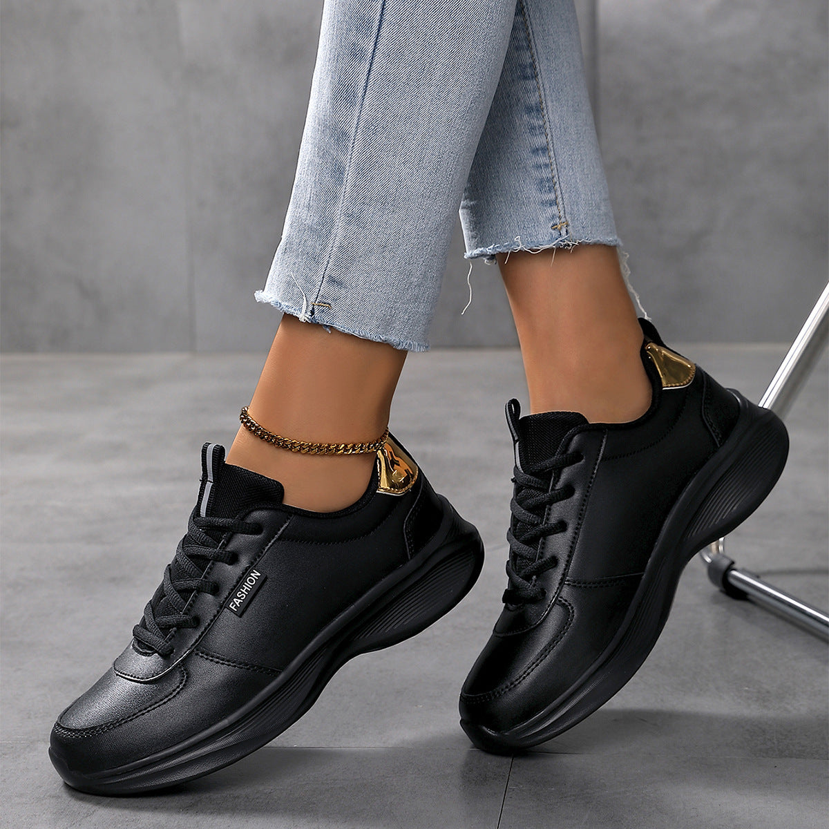Damen Sportliche Sneakers mit atmungsaktiver Sohle und rutschfester Laufsohle
