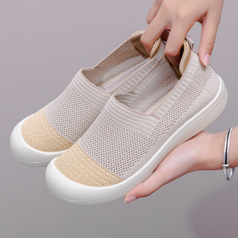 Damen Atmungsaktive Slip-On Sneakers mit flexiblem Obermaterial R&B