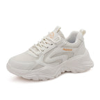 Damen sportive Sneakers mit atmungsaktivem Obermaterial und dämpfender Sohle