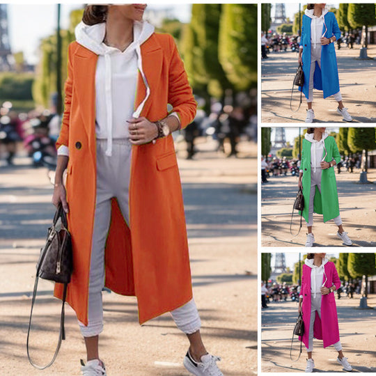 Damen eleganter Longblazer R&B