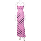 Damen Maxikleid mit anspruchsvoller Kragen- und Trägerdetails R&B