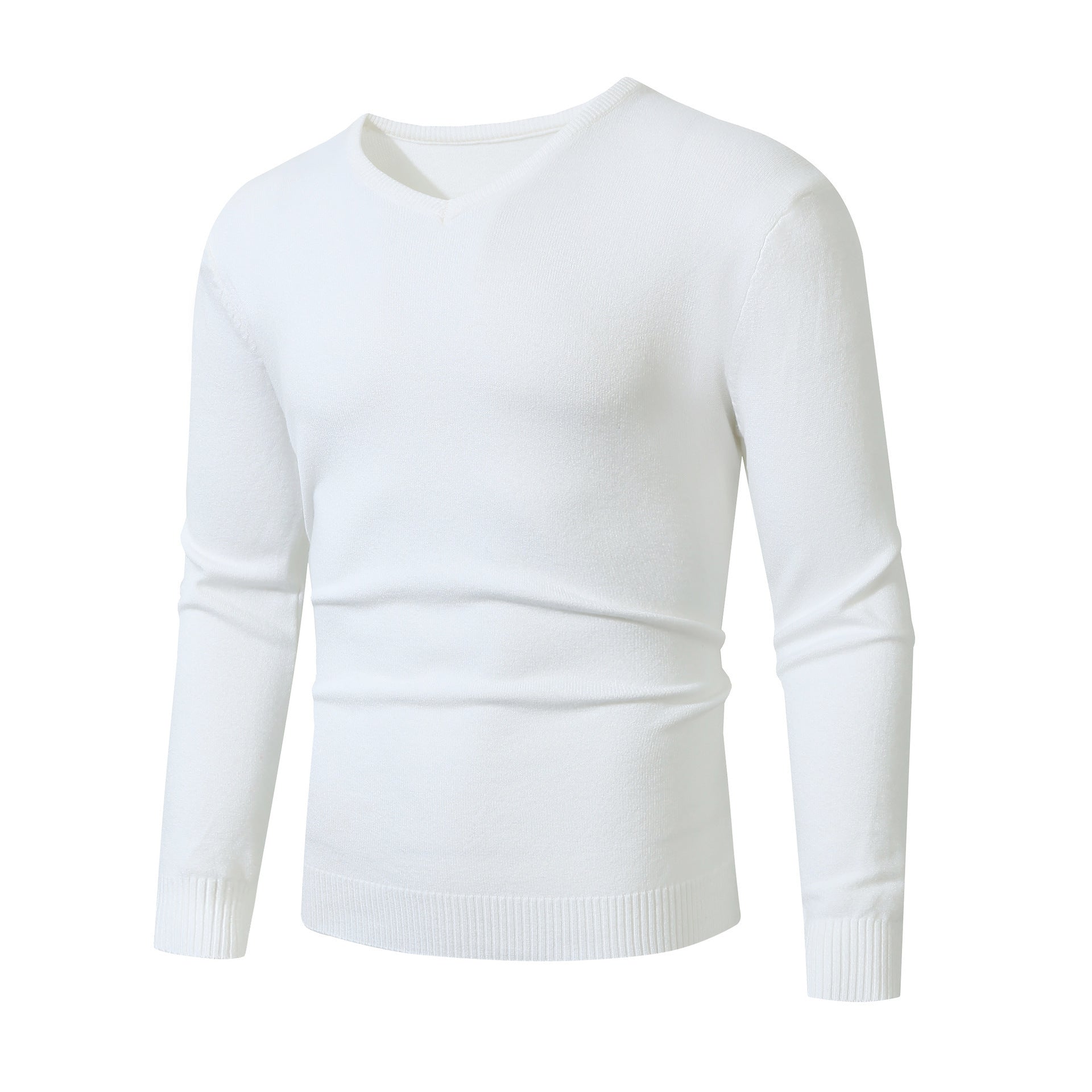 Herren V-Ausschnitt Pullover aus hochwertiger Baumwolle R&B