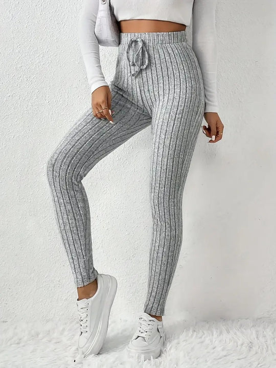 Damen Gefütterte Sweatpants mit Rippstruktur R&B