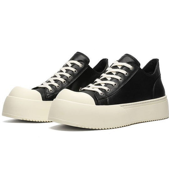 Damen modische Plateau-Sneaker mit verstärktem Zehenschutz und hochgradig rutschfester Sohle R&B