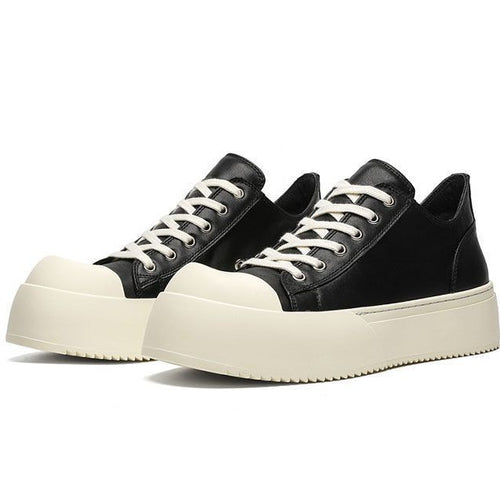 Damen modische Plateau-Sneaker mit verstärktem Zehenschutz und hochgradig rutschfester Sohle R&B
