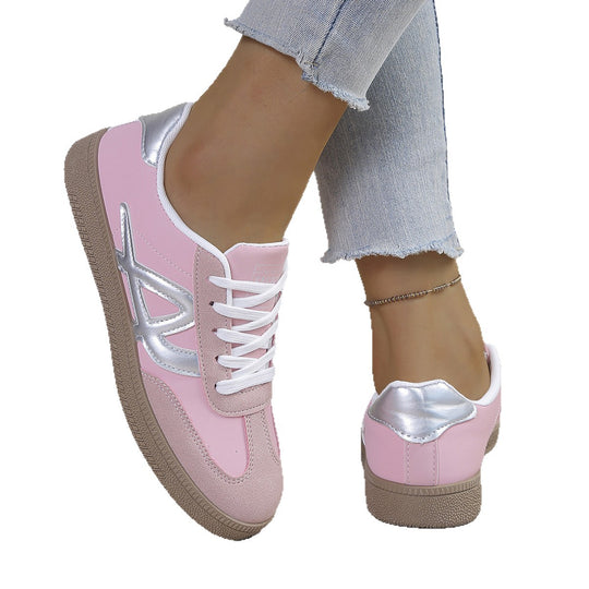Damen Sportliche Sneakers mit glänzenden Akzenten und innovativer Sohle R&B