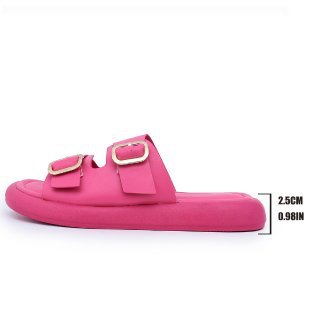 Damen Komfortable Slides mit verstellbaren Schnallen R&B