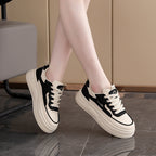 Damen modische Sneakers mit dicker Plattform und atmungsaktiver Oberseite R&B
