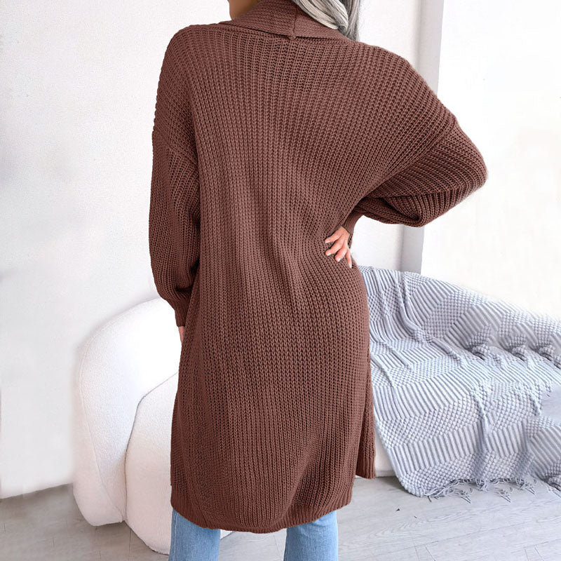 R&B | Einfarbige Strickjacke für Elegante Outfits
