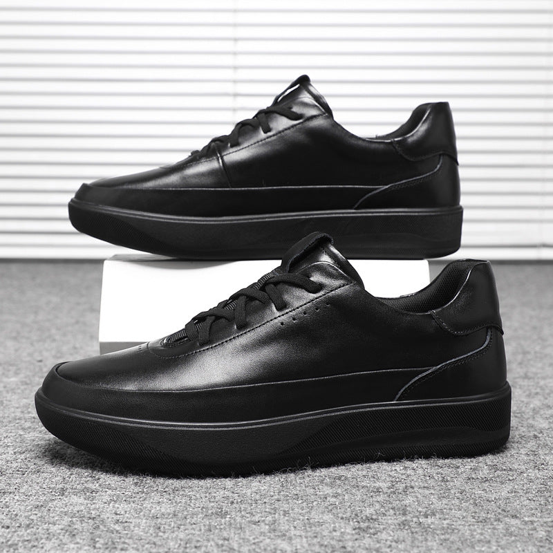 Damen Modische Sneakers aus hochwertigem Leder mit dämpfender Sohle R&B