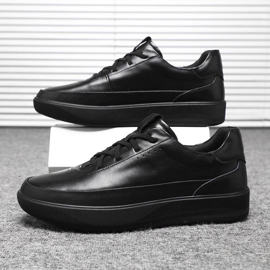 Damen Modische Sneakers aus hochwertigem Leder mit dämpfender Sohle R&B