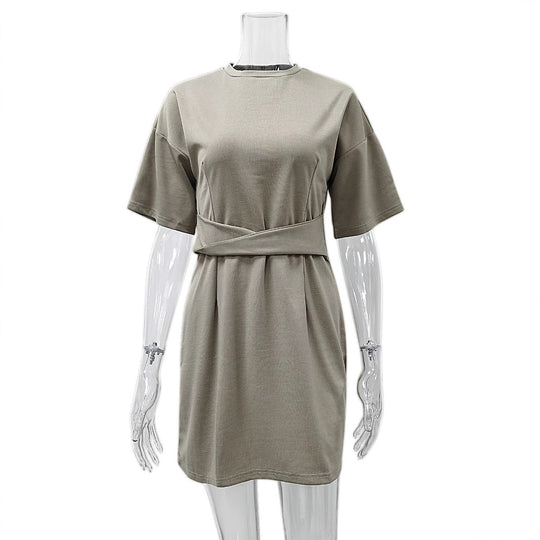 Damen sportliches Freizeitleben mit innovativem Wickeldetail R&B