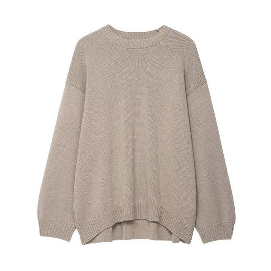 Damen gemütlicher Strickpullover R&B