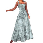 Damen Maxikleid mit floralen Mustern R&B