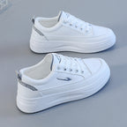 Damen lässige Sneakers mit dämpfendem Fußbett und stylischem Logo R&B