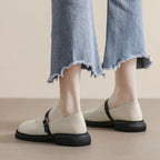 Damen Mary-Jane Ballerinas mit praktischem Riemen und stabiler Sohle