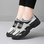 Damen nan nahtloser Strick-Sneaker mit sockenartigem Einstieg und geformter Komfortsohle R&B