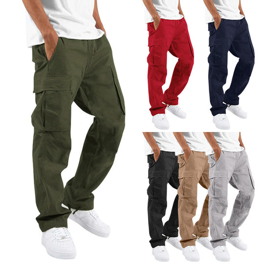 Herren Cargo-Hose mit praktischen Seitentaschen und elastischem Bund R&B