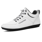 Damen lässige Sneaker mit hohem Komfort und robustem Lederoberteil R&B