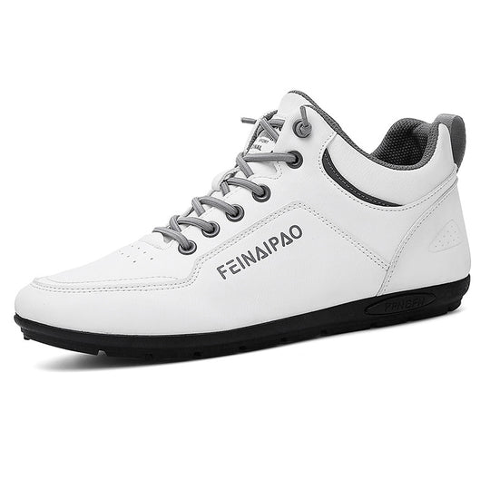 Damen lässige Sneaker mit hohem Komfort und robustem Lederoberteil R&B