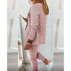 Damen Blazer und Hose Set R&B
