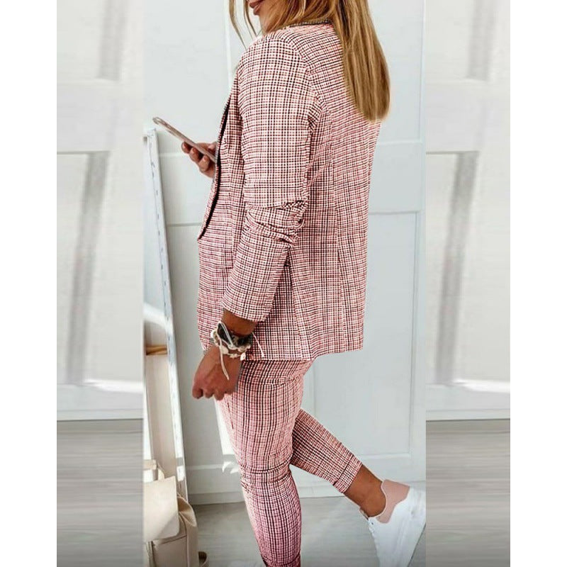 Damen Blazer und Hose Set R&B