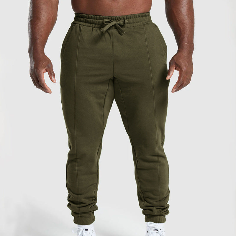 Herren sportliche Jogginghose mit elastischem Bund und seitlichen Taschen