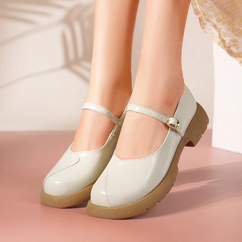 Damen Ballerinas mit verstellbarem Riemen und rutschfester Sohle R&B