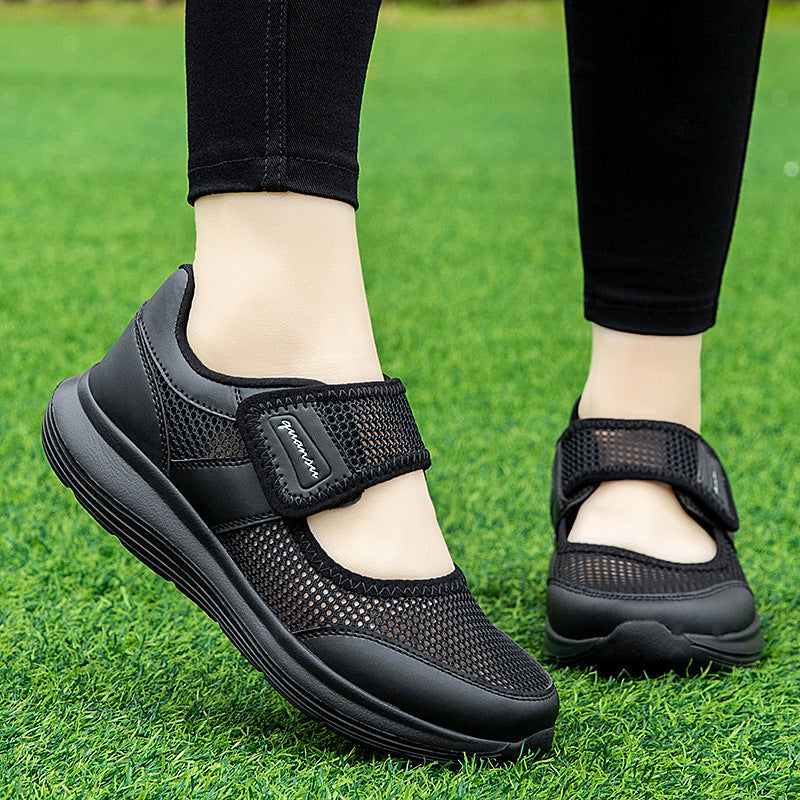 Damen Atmungsaktive Klettschuhe mit flexiblem Design