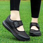 Damen Sportliche Klettverschluss Sneakers mit atmungsaktivem Obermaterial