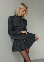 R&B | Puffärmeljacke und Rock-Set