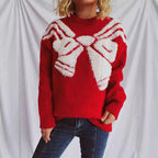 Damen Strickpullover mit festlichem Design und weichem Material R&B
