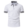 Herren Poloshirt mit modernem Paisleymuster und sportlichem Schnitt