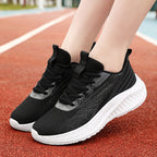 Damen Atmungsaktive Laufschuhe mit flexiblem Strick-Obermaterial und antirutsch Sohle R&B