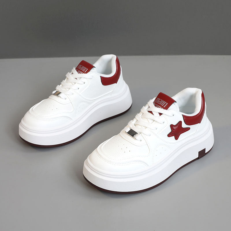 Damen Modische Plateausneaker mit sportlichem Design und atmungsaktiven Materialien R&B