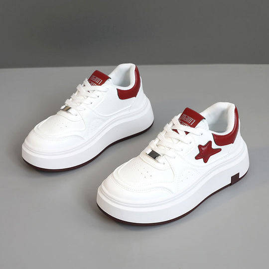 Damen Modische Plateausneaker mit sportlichem Design und atmungsaktiven Materialien R&B