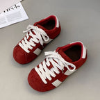 Damen Komfortable Sneaker aus hochwertigem Wildleder mit klassischem Design